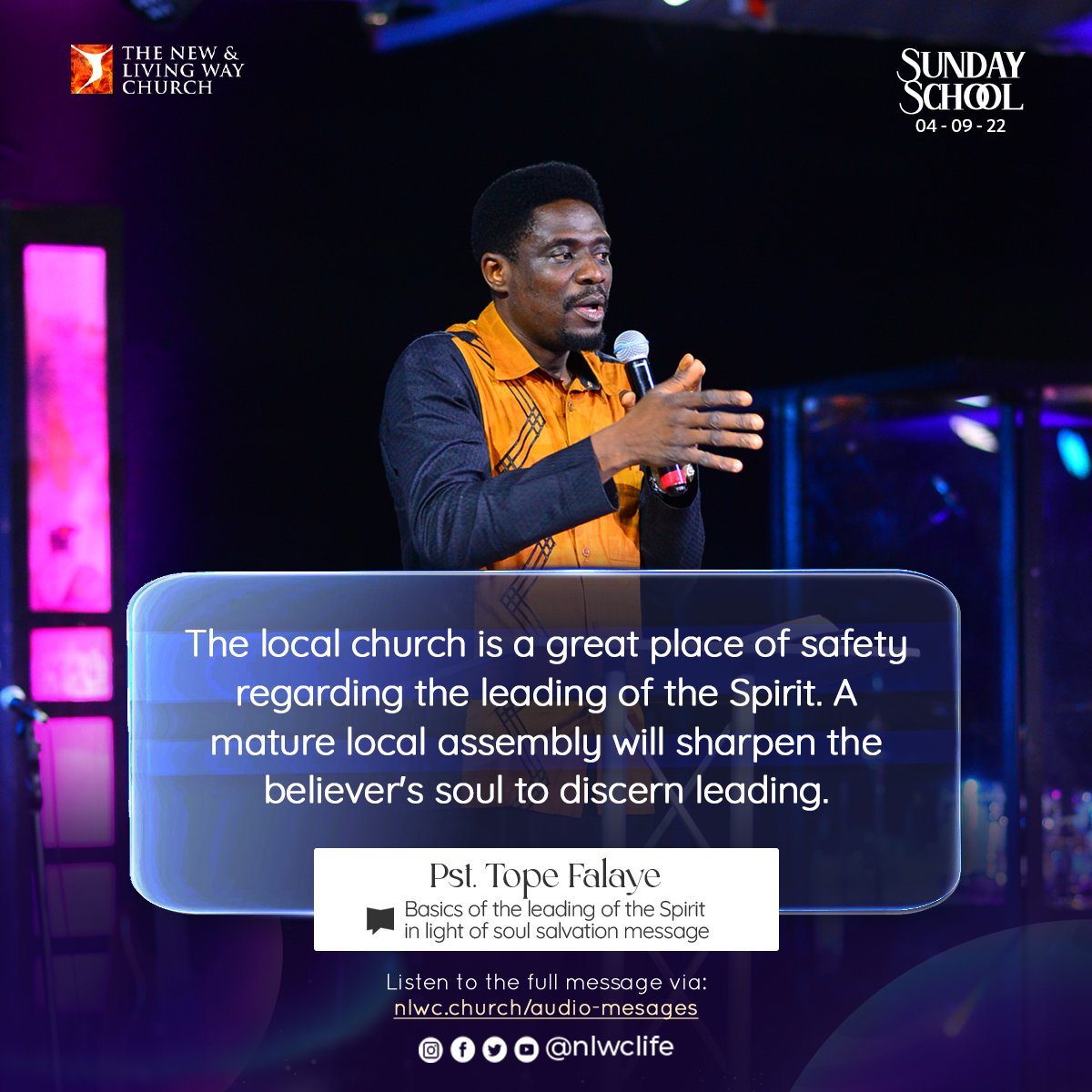 nlwclife's tweet photo. SUNDAY SCHOOL EXCERPTS!

Beloved, 

Last Sunday, we continued the Sunday School series themed; 'How to be Led by the Spirit of God'.

Here are excerpts to refresh your heart and mind. 

Please stay blessed and enjoy the Spirit!

#SundaySchoolExcerpts
#NLWC https://t.co/RYtlyIfXPj