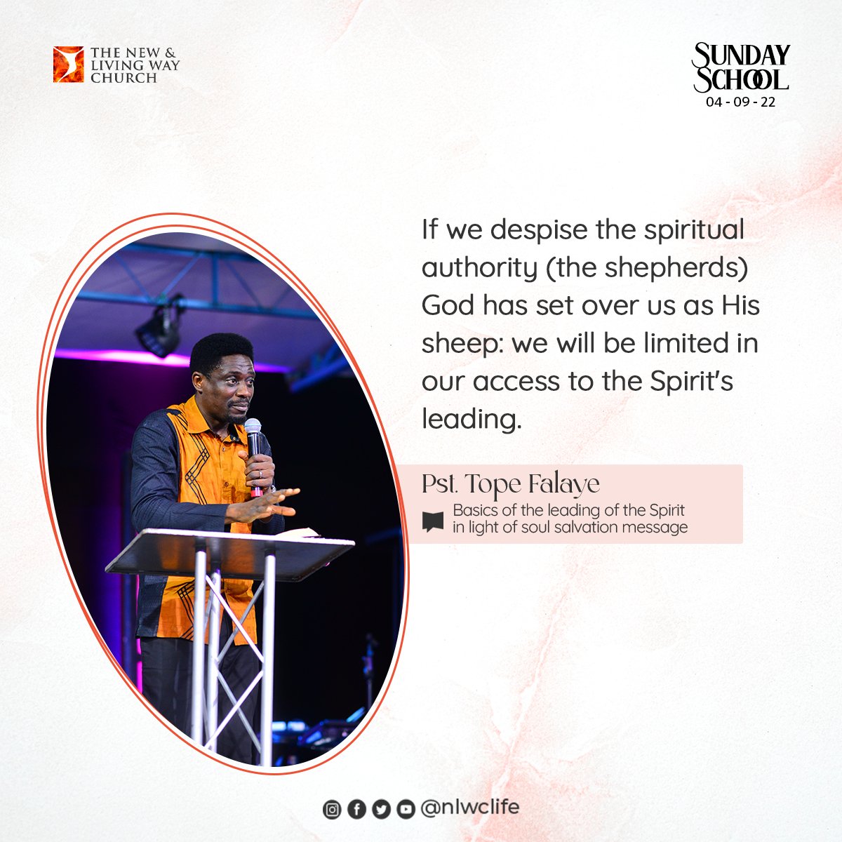 nlwclife's tweet photo. SUNDAY SCHOOL EXCERPTS!

Beloved, 

Last Sunday, we continued the Sunday School series themed; 'How to be Led by the Spirit of God'.

Here are excerpts to refresh your heart and mind. 

Please stay blessed and enjoy the Spirit!

#SundaySchoolExcerpts
#NLWC https://t.co/RYtlyIfXPj