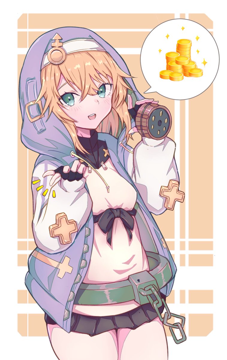 「ウチが勝ったらおひねり下さいね♫」
#GGST 
#ブリジット 