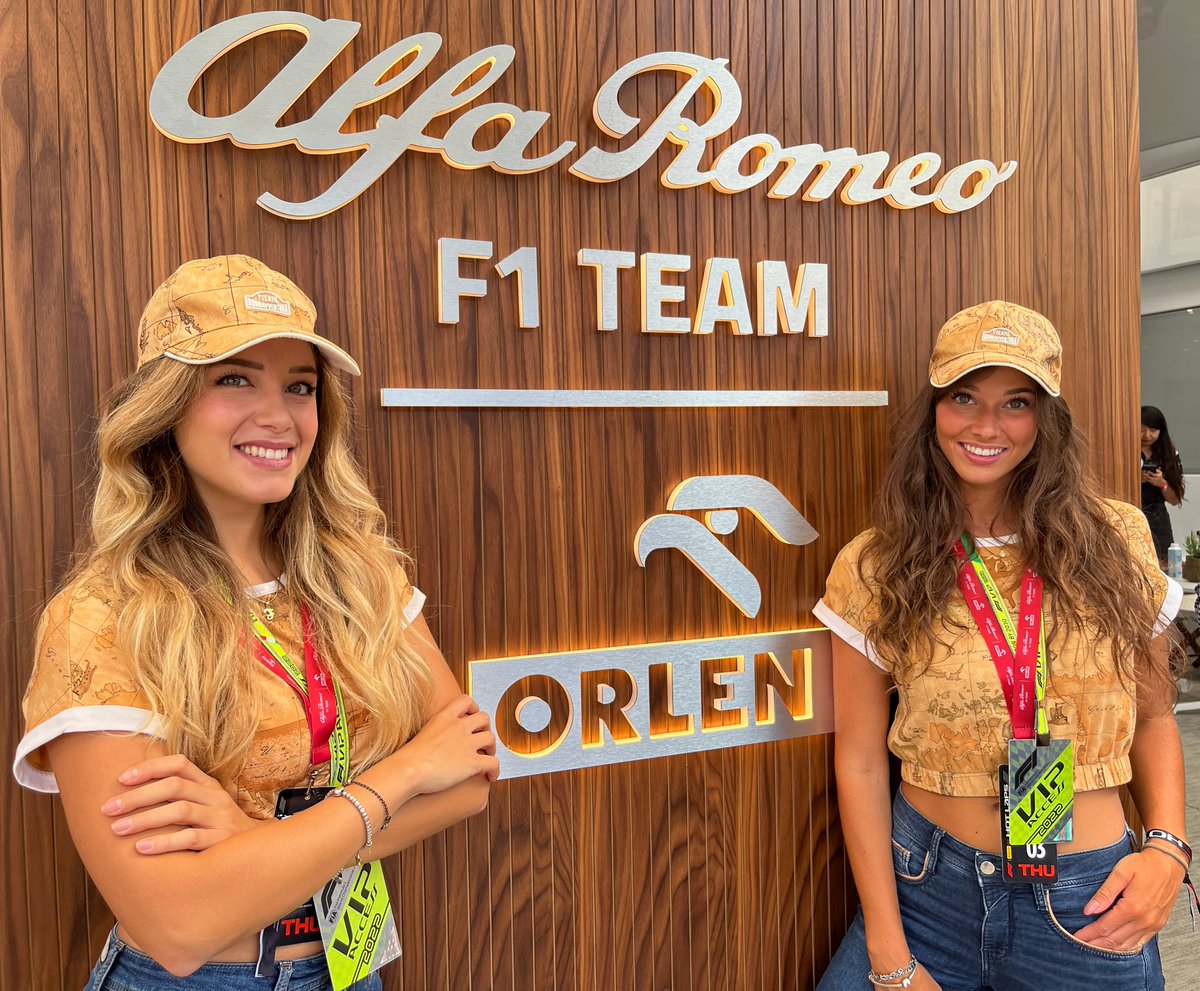 Ospiti speciali del team Alfa Romeo Orlen F1 al Gran Premio di Monza. 
Buon fine settimana! 
<a href="/alfaromeoorlen/">-落花流水-</a>