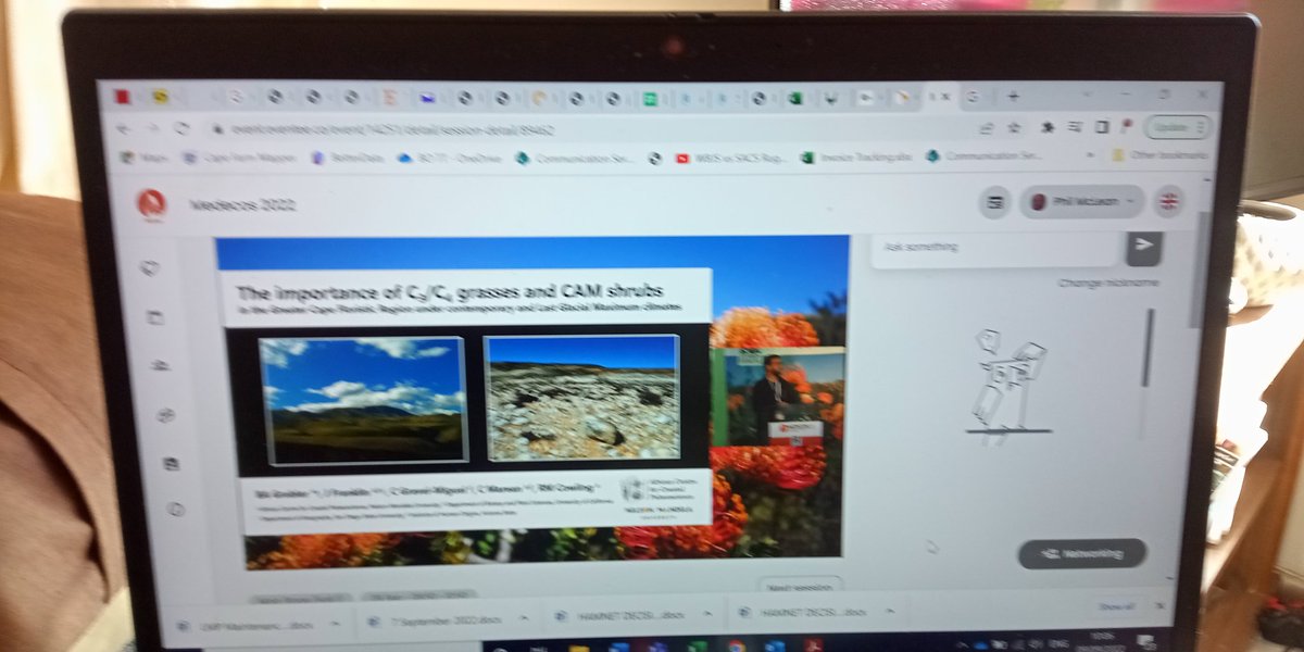 🤣🤣 <a href="/BAdriaanGrobler/">Adriaan Grobler | @BAdriaanGrobler@mastodon.online</a> nearly delivered the fastest ever scientific lecture at today's #FynbosMedecos2022 as he tries to catch up time......
If you know, you know

Too many interesting talks!!!

<a href="/WCGovEADP/">WCGov Enviro Affairs</a> <a href="/RK_ct/">Rupert Koopman</a>