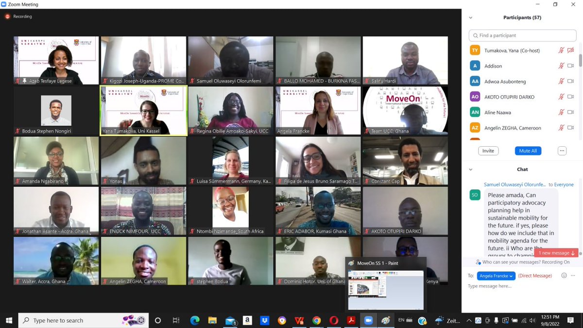 mnm_mensah's tweet photo. Yesterday we at @UCCGH_Official and @presseunikassel hosted 40 participants to the virtual kick-off of the Move-On Summer School funded by: @VolkswagenSt. Participants were drawn from Ghana and several other Sub-Saharan countries.
 #MoveOnSummerSchool22 https://t.co/8nF3ea25Kq