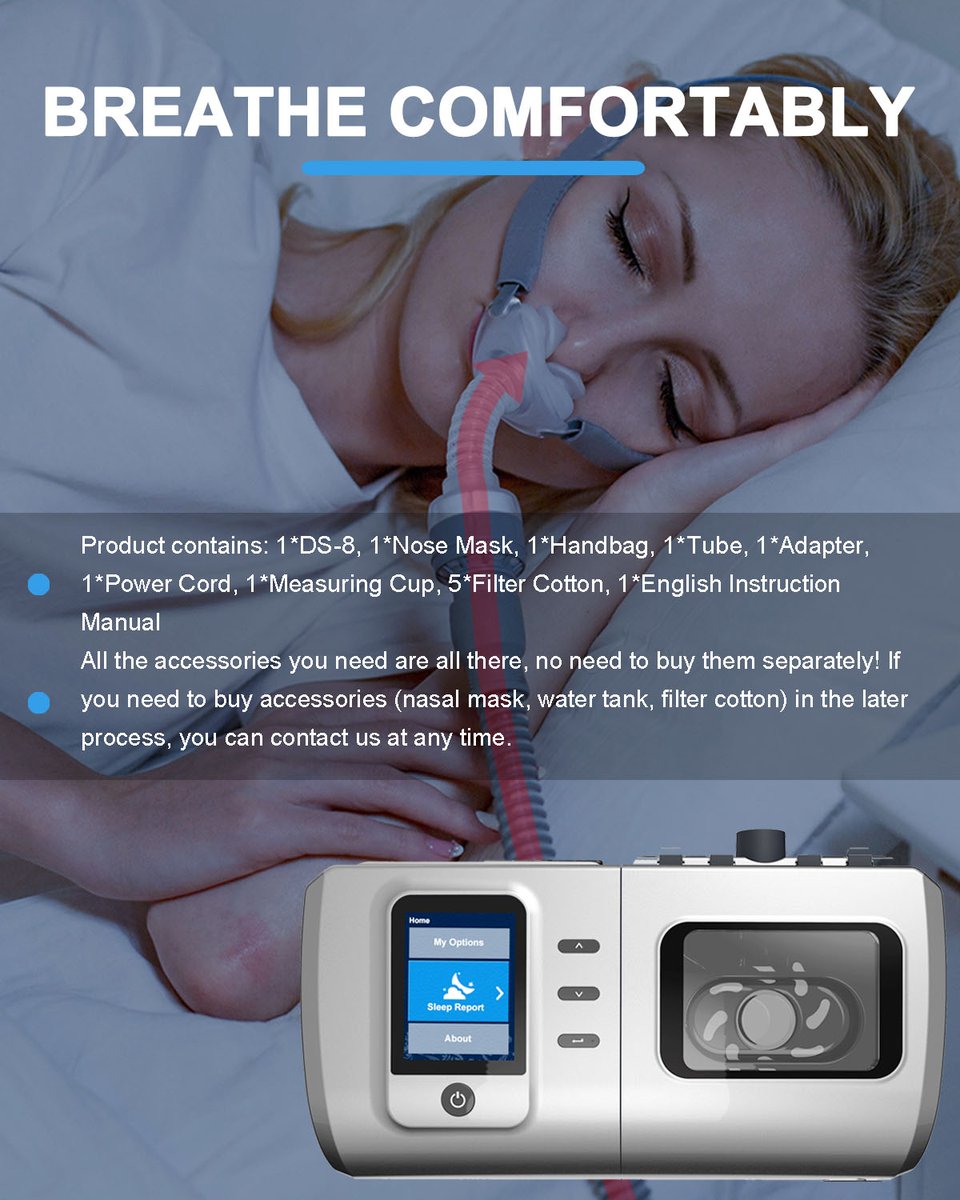 TILOOK4's tweet image. DS6 CPAP Machine, Fully Automatic Machine w/ Humidifier &amp;amp; All Standard Accessories, Silver
Please contact: wangxiaoqiangjp@126.com