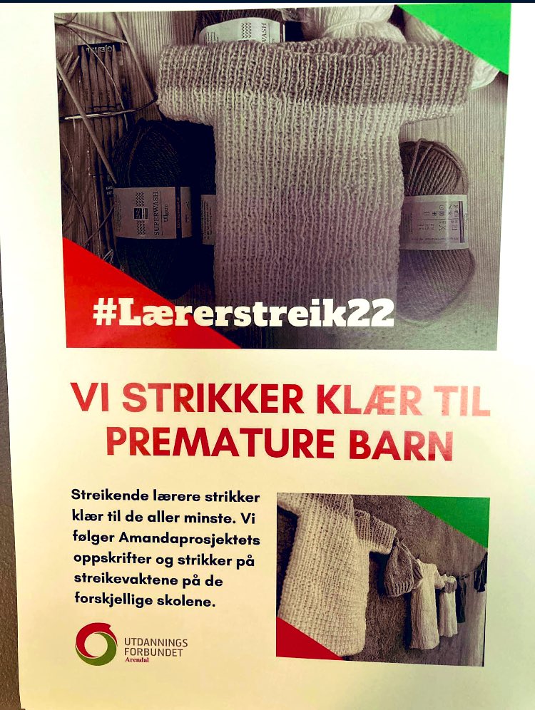💙"Disse klutene legger de på mors bryst så de får ”mammalukt” på seg før barnet får den i kuvøsen for å ta på og kose med dem."  

#amandaprosjektet #mammaklut #lærerstreik22