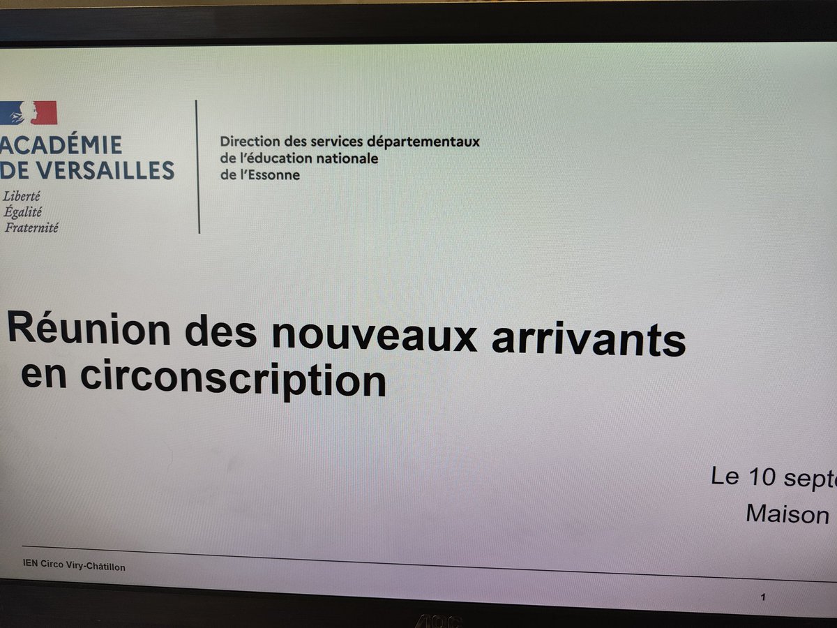 Jessicalemaitr3's tweet photo. Après la réunion des T1 et des T2, hier c était la réunion des nouveaux arrivants sur la circonscription. L occasion de présenter en lien avec le projet académique @acversailles la dynamique au sein de la circonscription et des 2 villes @Viryofficiel @JuvisyOfficiel #circoviry https://t.co/5Ai1w30XBm