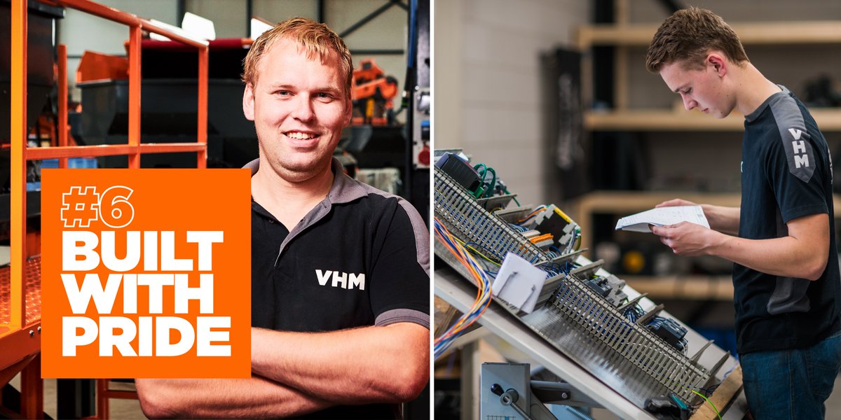 VHM Built with pride, deel 6 staat online. Lees meer over het maakproces van een VHM machine op vhm-machinery.nl/blog-built-wit…