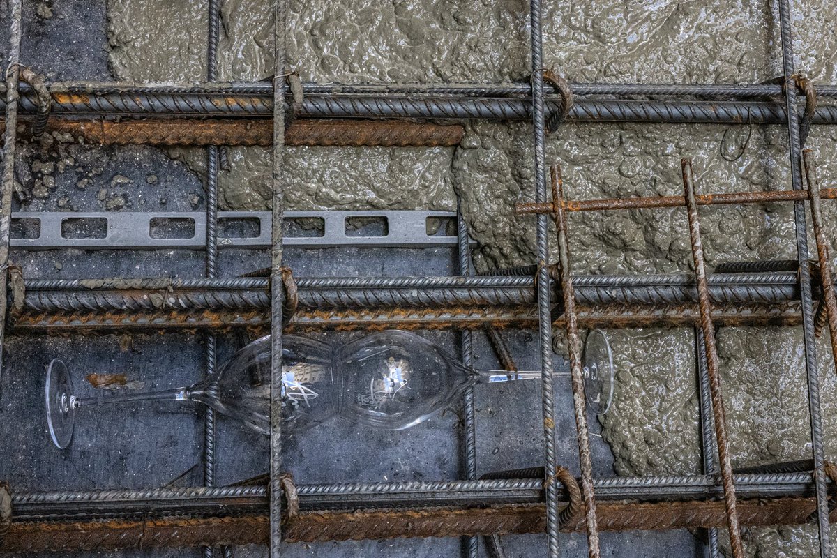 The refurbishment of <a href="/latourdargent/">La Tour d'Argent Paris</a> is currently underway. Franklin Azzi and <a href="/AndreTerrail/">André Terrail</a> were on site for casting two Tour d'Argent glasses into the new foundations of the House.
©Thomas Campion
#tourdargent #architecture #franklinazzi