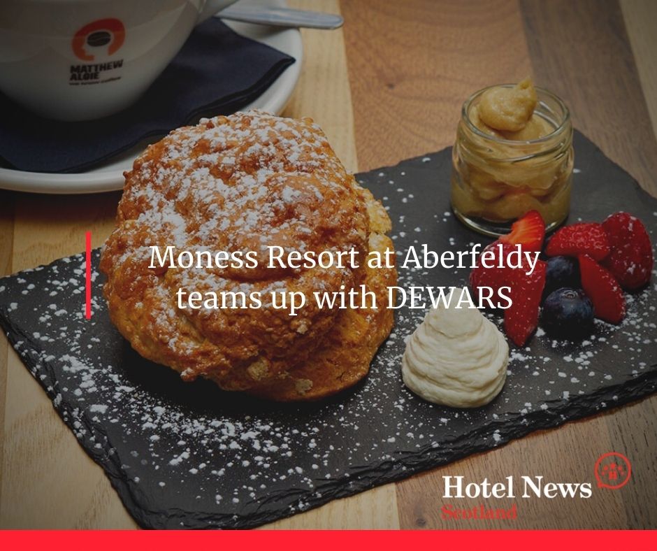 The scones, which are available to guests enjoying the Perthshire Afternoon Tea, served in the Uisge Restaurant at Moness, have been created by Moness Head Chef, Tony Orr, containing 20ml of Dewar’s Aberfeldy 12 year old Malt per four scones.
hotelnews.scot/news/moness-re…
