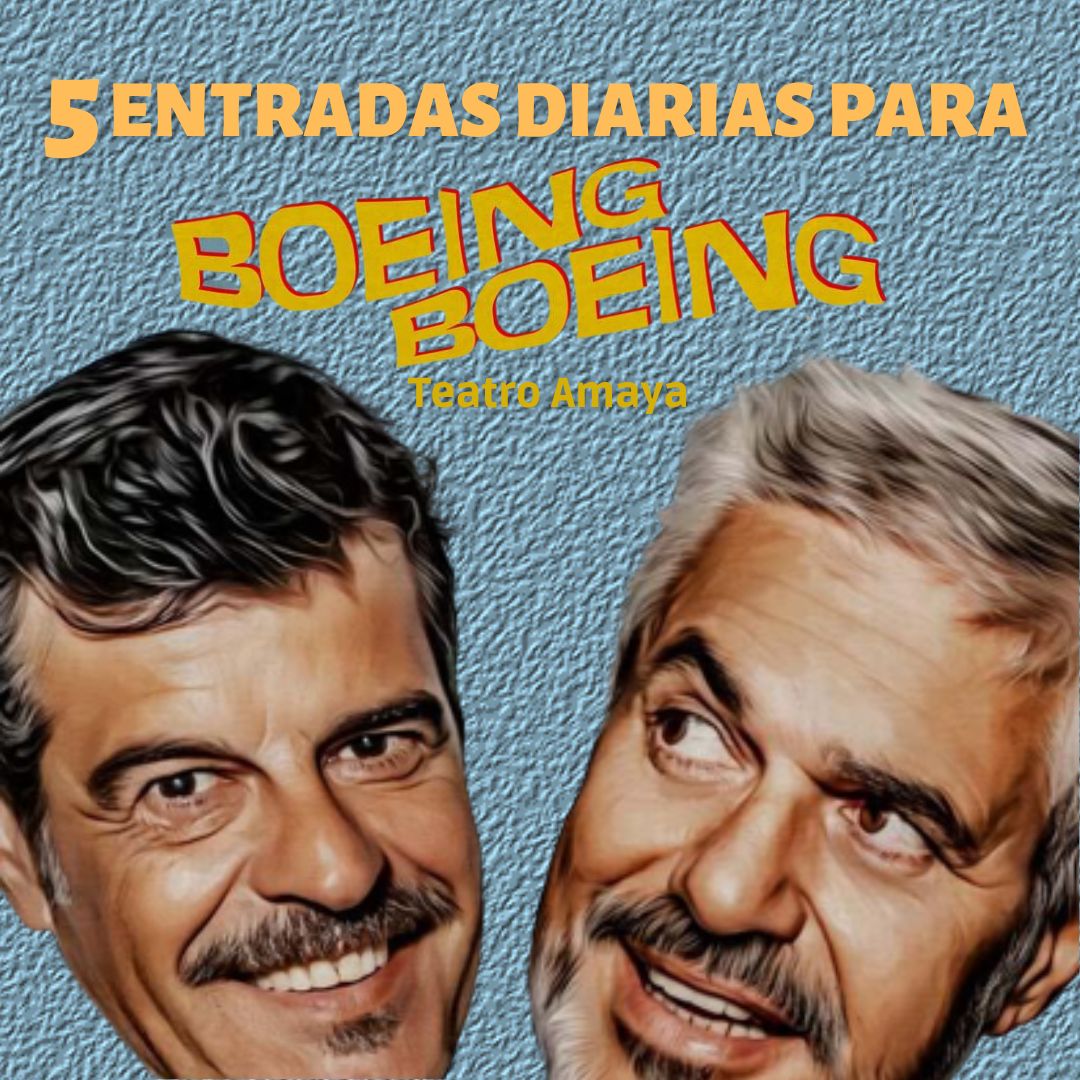 OndaCeroMadSur's tweet photo. ¿Te apetece ir a ver #BoeingBoeing de la mano de @OndaCeroMadSur? 
Ponemos a tu disposición 5 entradas dobles diarias para la obra de @gusbravoabreu y @Andoniferreno
▶Síguenos
▶Da RT y like
▶Cita a la persona con la que irías https://t.co/bn3X1aK42u