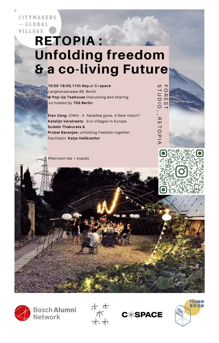 If you are in Berlin on 11/9 and interested in reflection about co-living and freedom, check this out! At <a href="/c/">c</a>-space berlin #co-living #freedom #berlin #asia #europe