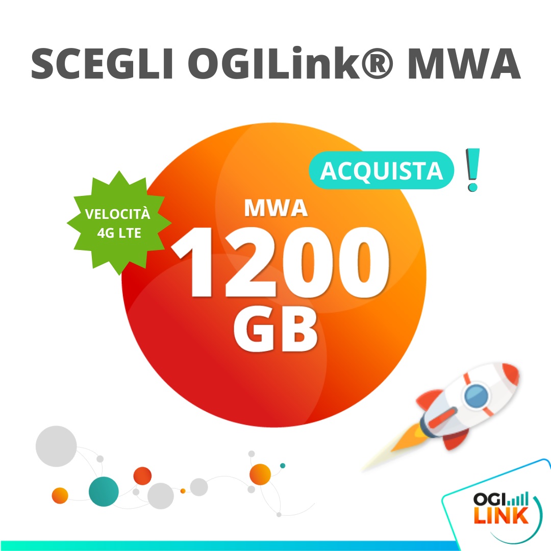 OGILink's tweet image. 🚀 Con OGILink® MWA puoi avere una connessione stabile ovunque tu sia: a casa, in vacanza o dove desideri.

✔️ OGILink® MWA, sfruttando un router con SIM e la rete 4G, può raggiungere anche le zone più isolate.
✔️ Il servizio è disponibile in vari tagli. 

lnkd.in/dtpnk-PT