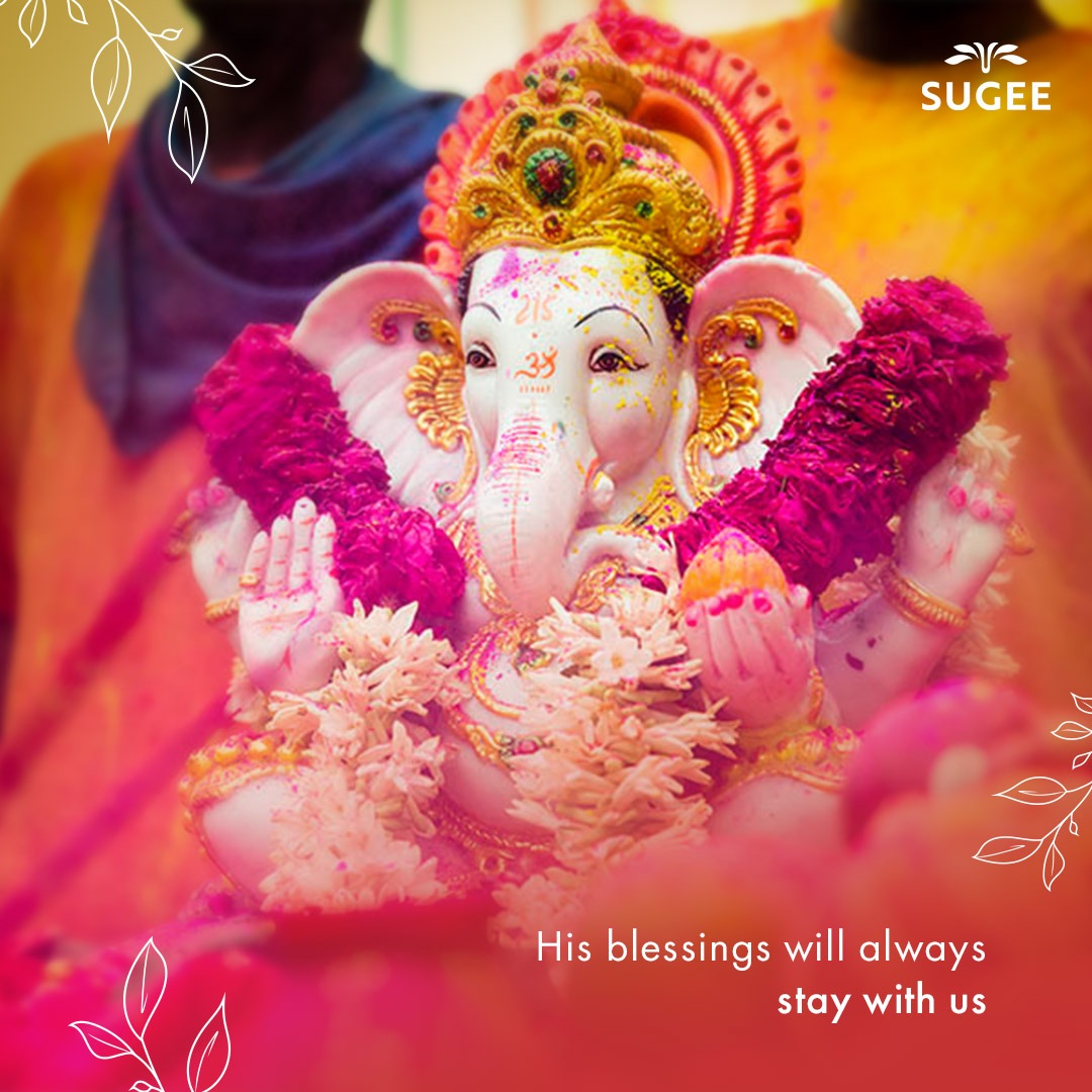 SugeeGroup's tweet photo. May his blessings always stay with us. 
#HappyAnantChaturdashi

#GaneshChaturthiRituals #GaneshChaturthi #Ganapati #Ganesha #Rituals #SugeeGroup #Celebrations #Ganeshotsov #Visarjan #PudhchyaVarshiLavkarYa https://t.co/kSausv47hU