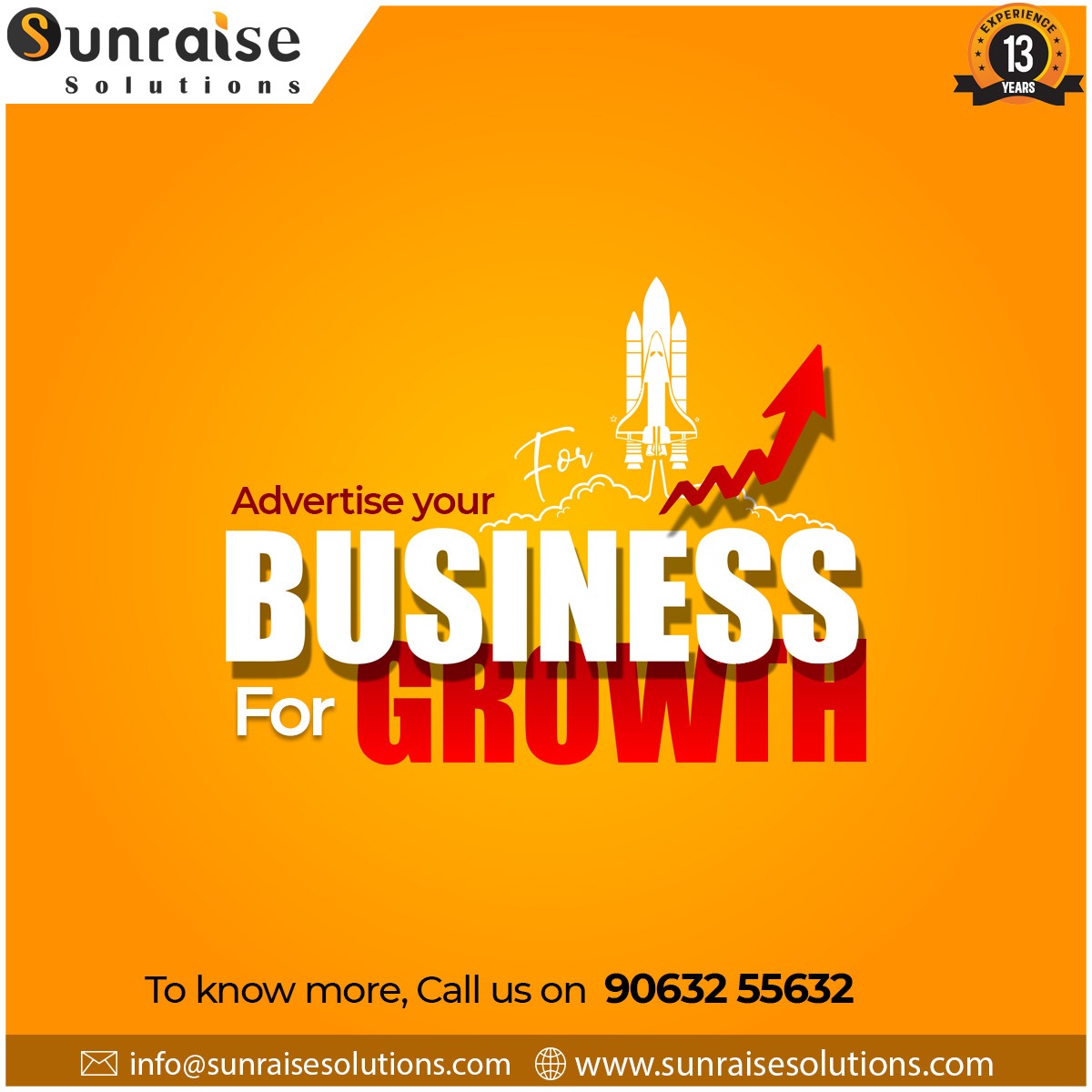 Sunraiseweb's tweet image. Advertise your BUSINESS For GROWTH
To know more, Call us on +91 90632 55632
Visit us: sunraisesolutions.com
#sunraisesolutions #sunraise #webdevelopmentt #service #advertiseyourbusiness #Growth #createbrandvalue #expandyourbusiness #contactus