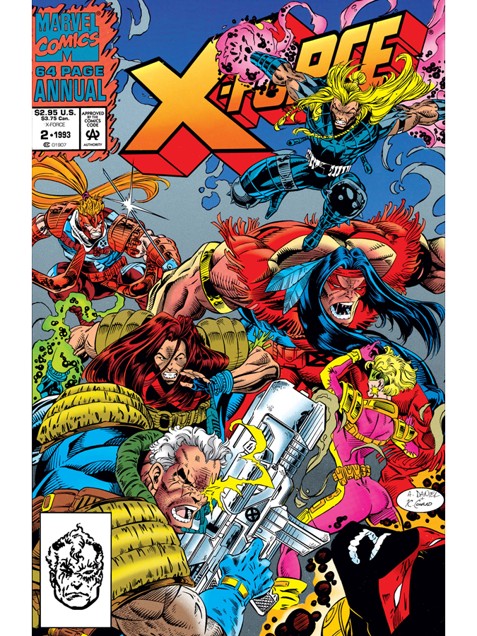 Classic XMen on Twitter "XForce Annual 2 cover dated October 1993."