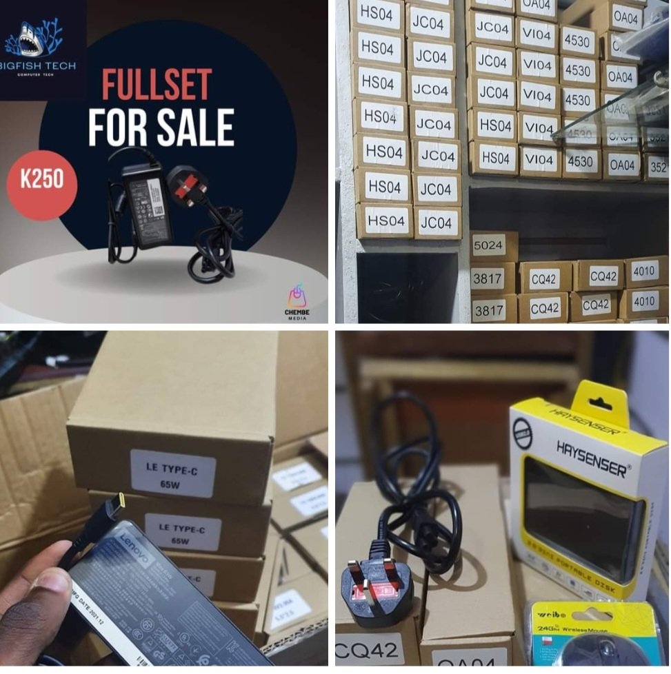 bigfishtech1's tweet photo. We here for all your quality 🙌🏽 laptop 💻 accessories 
From 
Laptops batteries 
Ranging from k550 to k850 
Power pack k200 
Power cable k50 
1tb hhd K950 
Laptops 💻 mouse wireless mouse k150 
097 1962756 
#bigfishtech https://t.co/LEFagqhA2c