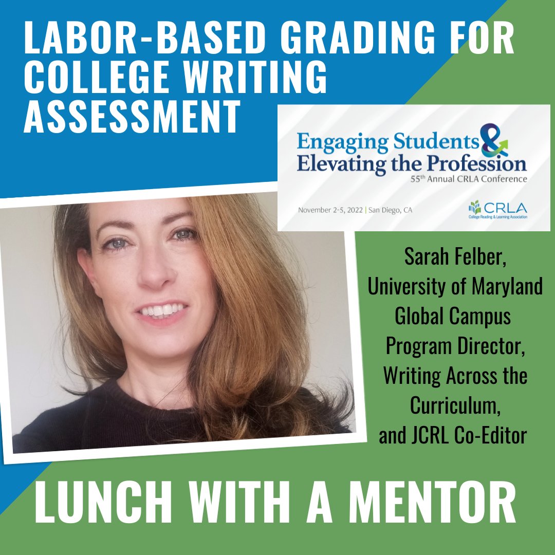 Looking forward to the <a href="/CRLApd/">CRLA</a> conference in San Diego this year and leading a lunchtime conversation on labor-based grading. There is still space to join!