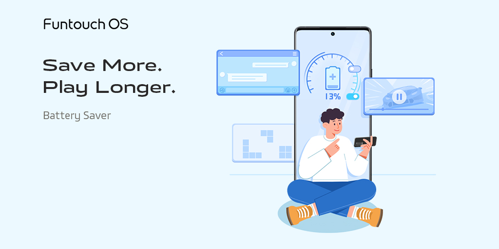 OriginOS_Global's tweet photo. 🤔How much 🔋 do you have left now?
If there is not much left
👉 #BatterySaver is ready to help you play longer.
📍Simply #RT & reply to win!
🎁 Theme Redeem Code: 3 random winners!
#vivo #FuntouchOS #EasyTouchEasyFun https://t.co/3BbC1wcs0D