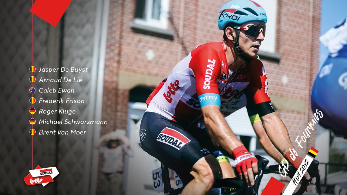 📢LINE-UP: <a href="/Gpfourmies/">Grand Prix de Fourmies</a> 

This Sunday, we are racing the 89th edition of the French one-day race #GPFourmies with some really fast guys in our line-up 👀