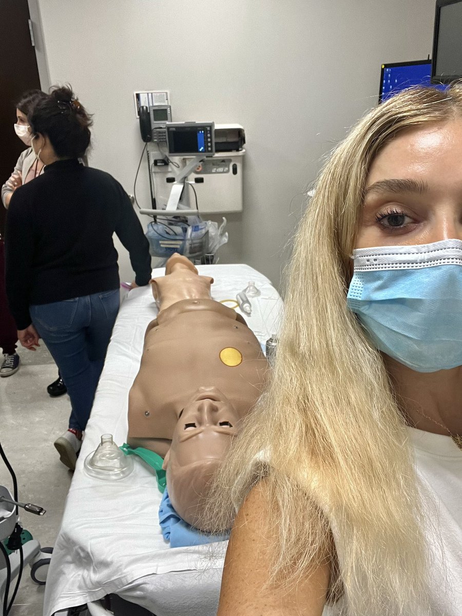 RanaSharara's tweet photo. Simulation teaching of video laryngoscopy at Inova Center for Advanced Medical Simulation (ICAMS)  #MedTwitter #Simulation https://t.co/jDaljneEq7