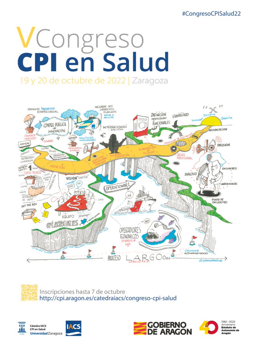 👥 La compra basada en valor y el 'Value Based Health Care' abrirán el V Congreso de Compra Pública de Innovación en Salud. El encuentro se celebrará en octubre en #Zaragoza con presencia de expertos nacionales e internacionales.

ℹ️ bit.ly/3TXFlNq

<a href="/iacs_aragon/">IACS (Salud-Aragón)</a> <a href="/unizar/">Universidad Zaragoza</a>