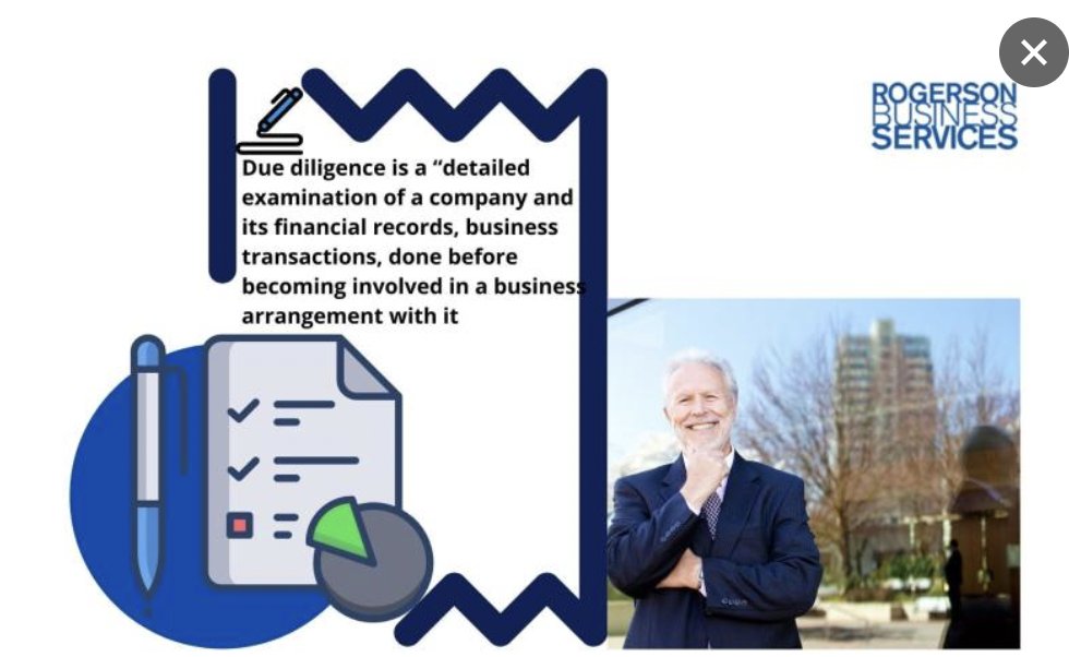 Juanppg10's tweet image. Consider this helpful Guide about what due diligence is, covered by @andrewrog

The due diligence covered in this guide is for business owners.

midmarketbusinesses.com/business-owner…

#business #businessowners #duediligence
