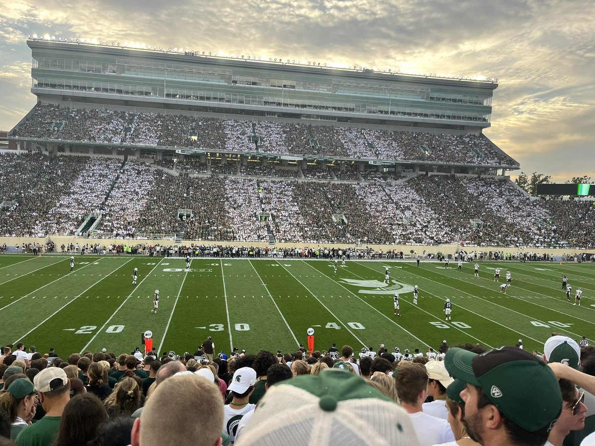 GolfDogtor's tweet photo. @MSU_Football @MSU_FBStudents This will be my POV all season! https://t.co/YlEvNYUsg9