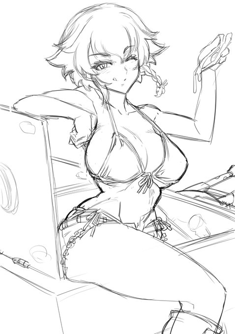 #GuP版深夜のお絵描き60分勝負_20220909 #GuP版深夜のお絵描き60分勝負ここまでワンドロここから生誕祭。昨日よりこっちのほうがええやろ! 