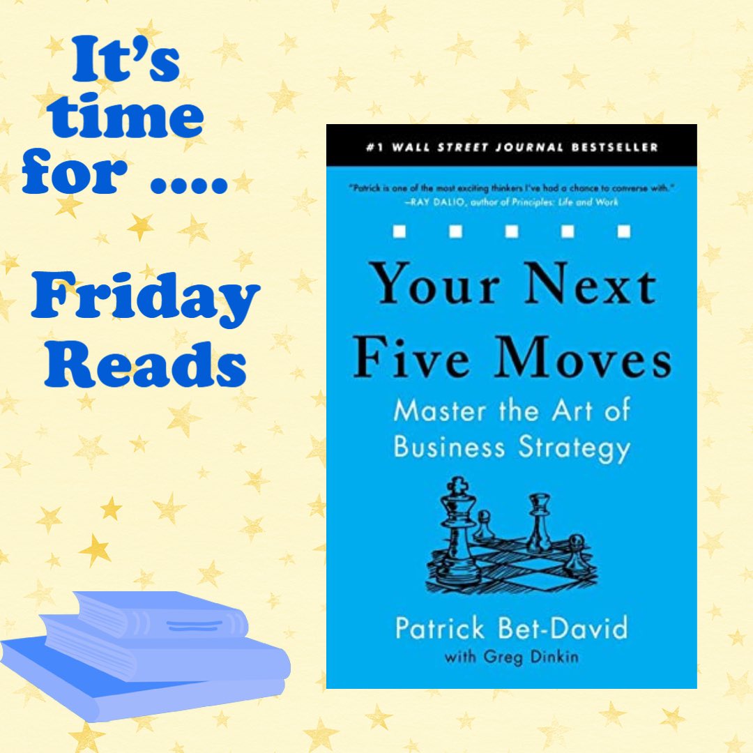 Nothing But Education (@nothingbuted) on Twitter photo HAPPY FRIDAY… it’s time for FRIDAY READS. This weekend we will be reading “Your Next Five Moves” by <a href="/patrickbetdavid/">Patrick Bet-David</a> with <a href="/gregdinkin/">Greg Dinkin</a> . This book helps you master the art of business strategy.
What will you be reading this weekend? RT and let us know #fridayreads #education 📚 HAPPY FRIDAY… it’s time for FRIDAY READS. This weekend we will be reading “Your Next Five Moves” by <a href="/patrickbetdavid/">Patrick Bet-David</a> with <a href="/gregdinkin/">Greg Dinkin</a> . This book helps you master the art of business strategy.
What will you be reading this weekend? RT and let us know #fridayreads #education 📚