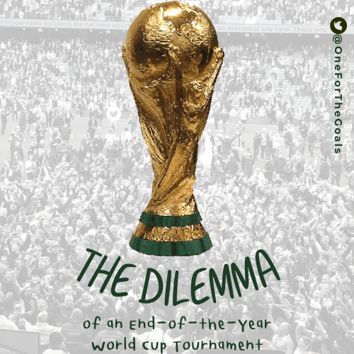 OneForTheGoals's tweet photo. "The 2022 edition of the World Cup tournament is a first that will take place during the football season. And that means a different kind of headache for all involved, including you, the fan."

https://t.co/Fe9QLlvGnV https://t.co/L2u0iDaRXd