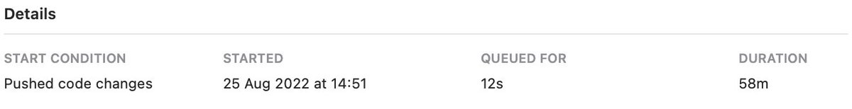 tomhut's tweet photo. Xcode 14 goes brrr. Our CI build times have been cut in half since upgrading. https://t.co/QQ3Kn1rgvL