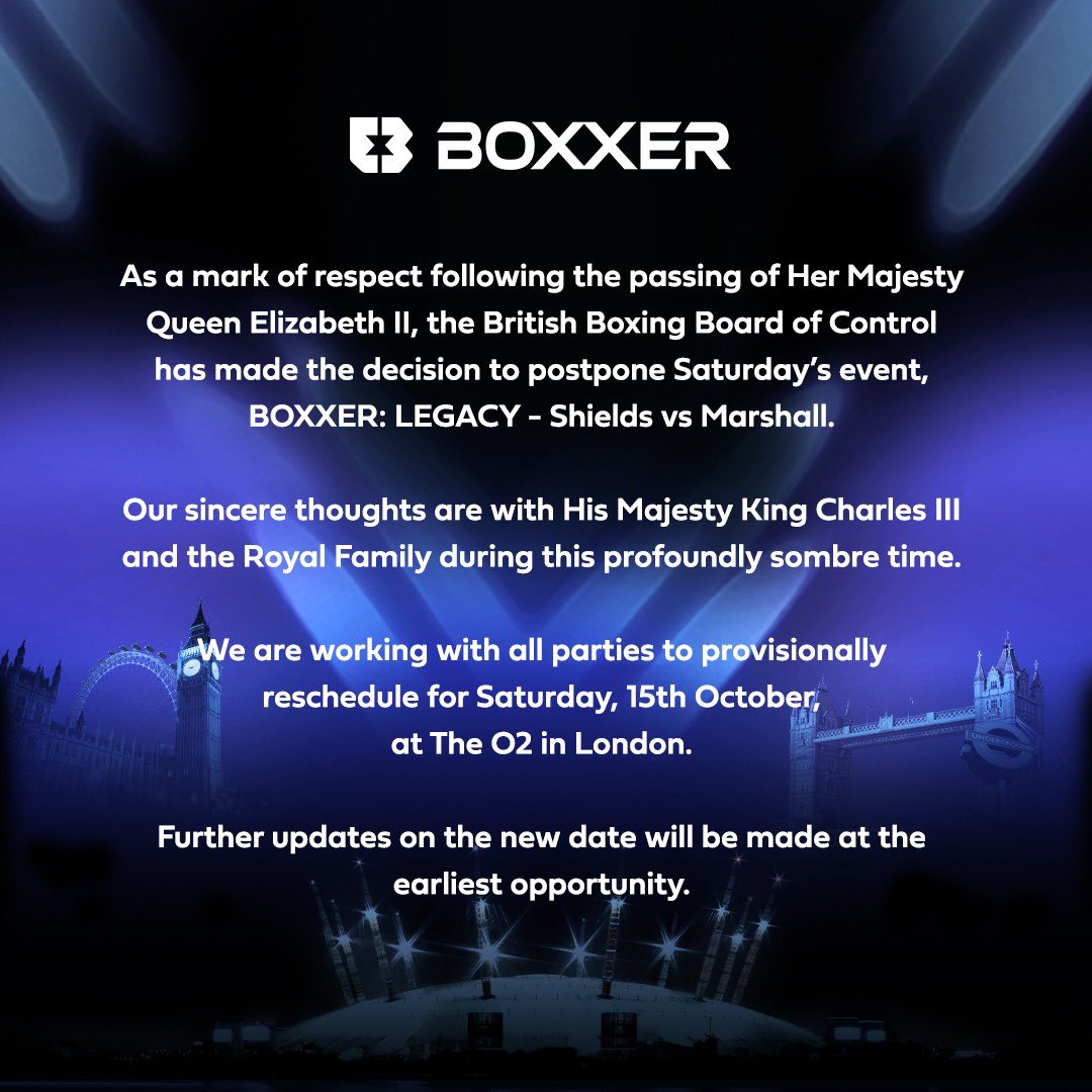 Official statement regarding #ShieldsMarshall 

Read the full statement @ BOXXER.com