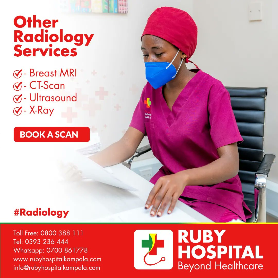 RubyhospitalUg's tweet image. Wondering why you need an MRI Scan? Here is why you should book a scan on our 3T MRI!

#RubyMedicalCenter
#RubyHospital
#BeyondHealthcare
#mri