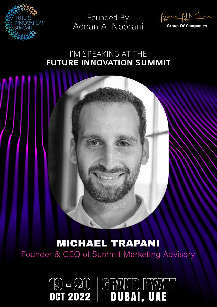 Honored to be invited back to keynote the Future Innovation Summit in #Dubai