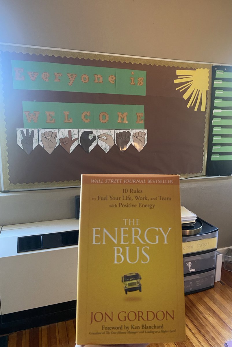 matalinvanmeter's tweet photo. Starting “The Energy Bus” with my freshman today! I learned of this book through an amazing host teacher and I can’t wait to see what my students think ☺️ @JonGordon11 #education #SpecialEducation #TheEnergyBus https://t.co/UpwqeBDrYd