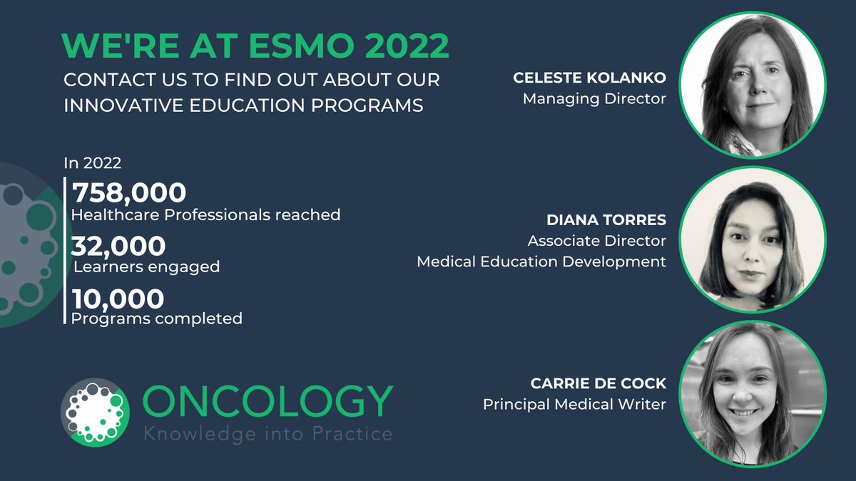 OncKIP's tweet photo. We're looking forward to some excellent sessions at #ESMO22.
We'd also be delighted to chat about our free, independent education; message us if you'd like to meet up! 9th - 13th Sept #Paris Expo Porte de Versailles.

https://t.co/NRuHMPcKEu
#ONCOLOGY #CMECPD #MEDICALEDUCATION https://t.co/gas7iAUQVv