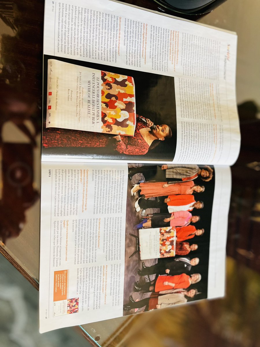 Merci <a href="/aminamagazine/">AMINA Magazine</a> pour ces articles.Procurez-vous  📕 #Lepouvoirdesfemmesainfluencerledebatpublicmytheoure 
Merci aux co autrices <a href="/conferenciers/">Annie Laforest</a>.es
@patience_priso <a href="/alissapelatan/">Alissa Pelatan</a> @flogabay @stephanie_chemla @angueIirma @rosieadone @Keizanubret @comtearassus <a href="/CulangTiffany/">Tiffany CULANG</a>