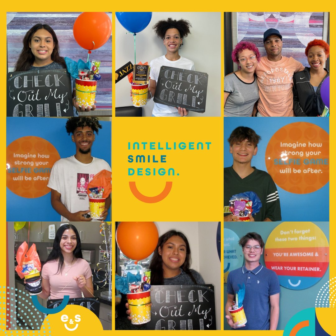 Look at all these #BeautifulSmiles! We love #DebondDay for our patients 😊🙌
#CheckOutMyGrill #BracesOff #Smile #Invisalign #esorthodontics