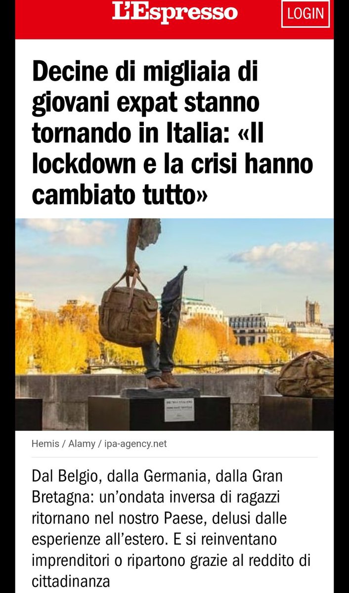 cheuropa's tweet photo. Mentre le schede elettorali continuano ad arrivare agli oltre 5 milioni di elettori 🇮🇹 all'estero, @espressonline cita la nostra ricerca e si occupa dei tanti giovani connazionali che stanno valutando il rientro in Italia 👇

https://t.co/PJ9ZnBFUZO https://t.co/WkLhwnvKT3