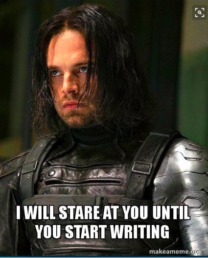 Just a small reminder for all of you😋:

You’re supposed to be writing😂!!

#writingcommunity