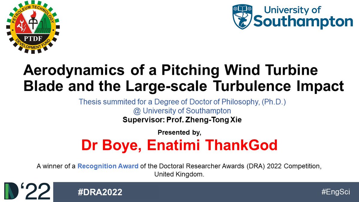 dr_boyete's tweet photo. Special thanks to my supervisor, Prof. Zheng-Tong Xie, @PTDF_Nigeria for a fully funded Ph.D. scholarship, #friends and #family. @DoctoralAwards,#DRA202 #EngSci. https://t.co/ku5PQErOoB