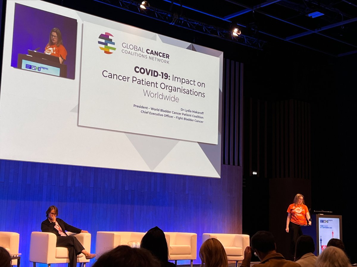 More than 2 years after our first virtual meeting, what a joy to finally meet in person to talk strategy and next steps for our global network and then to present our #Covid19 findings at #ESMO22.  Such invigorating discussion and hopes for the future!