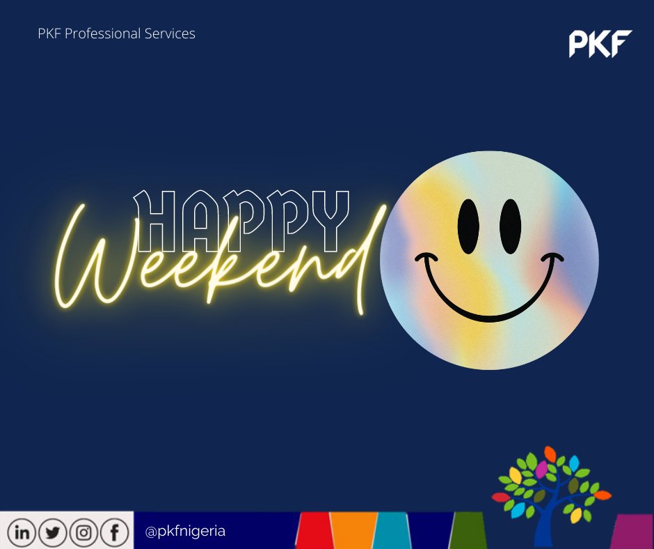 PKFNigeria's tweet photo. To do your best, you need to rest.
Time to unplug!

#TGIF
#unplug
#PKFNigeria https://t.co/WdVpbRzVt8