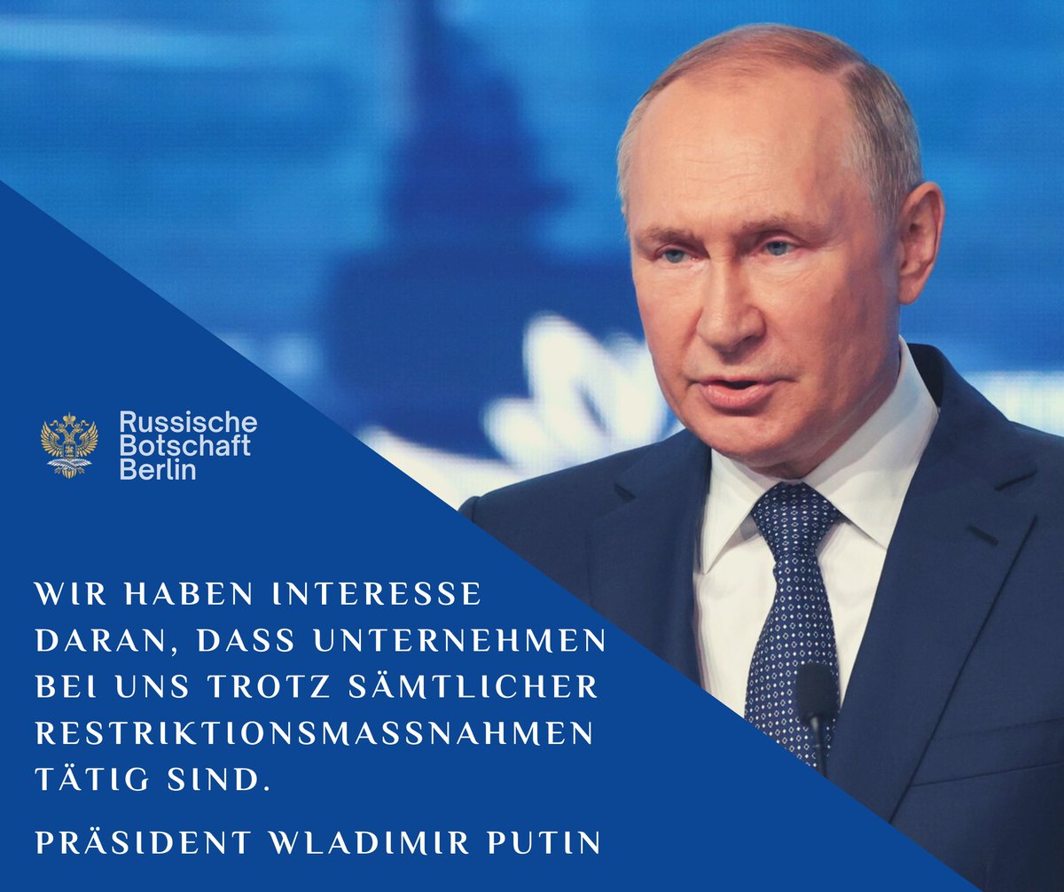 📍Präsident Wladimir Putin am Östlichen Wirtschaftsforum in Wladiwostok 2022