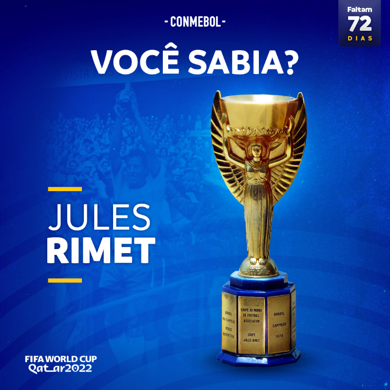 copaamerica_POR's tweet photo. Você sabia? 💭
Jules Rimet foi o presidente da @FIFAcom que promoveu a primeira @FIFAWorldCup em 1930 🇺🇾. Em sua homenagem, o primeiro troféu levou seu nome.
#72DaysToGo #AcrediteNoSeuContinente