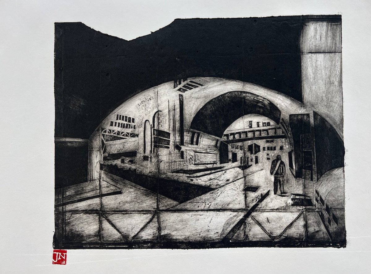 Great Suffolk Street railway arch, mono print
janesketching.com/2022/08/06/gre…
#monoprint #blackandwhite #railway #southwark