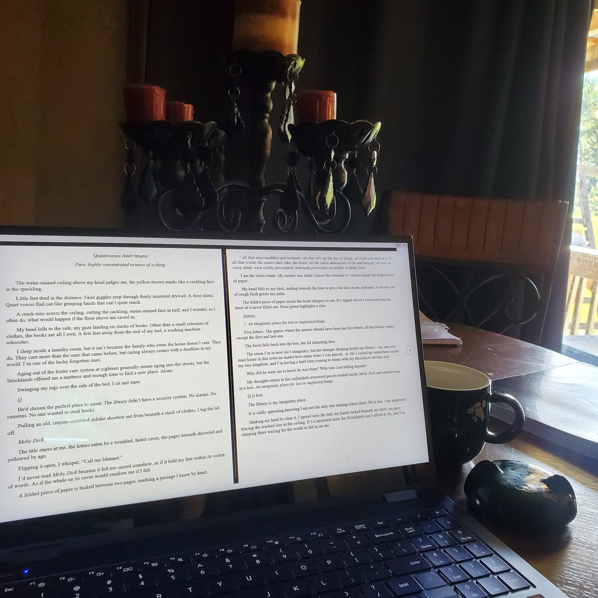 Dramas4thewin's tweet image. Pushing drama watching to tonight and the weekend in lieu of the chaos of a second draft and too much coffee. Lol. #currentproject #writerlife