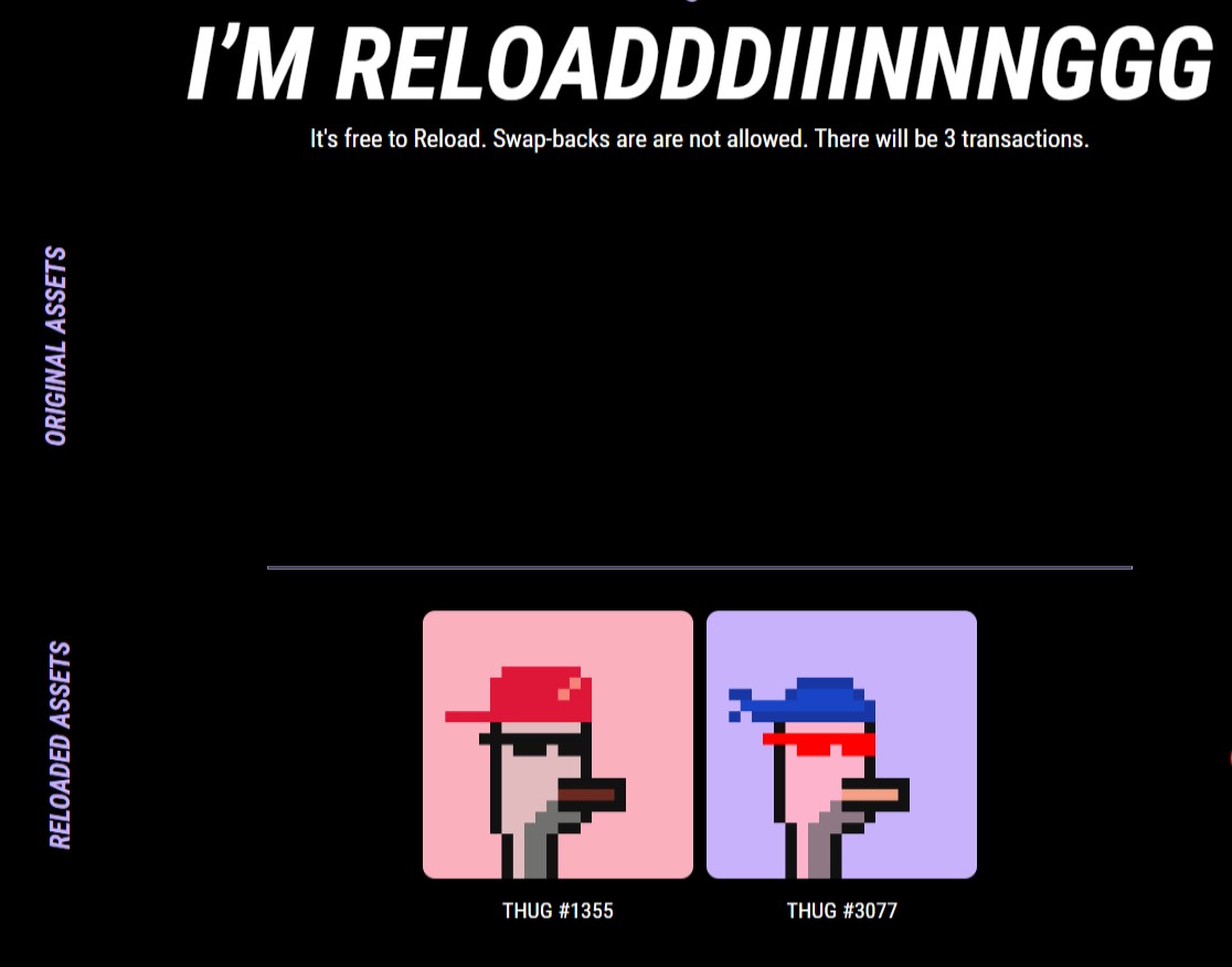 Finally got around to Reloading my <a href="/thugbirdz/">thugbirdz ¬¬</a>! Caw Caw 🪶!