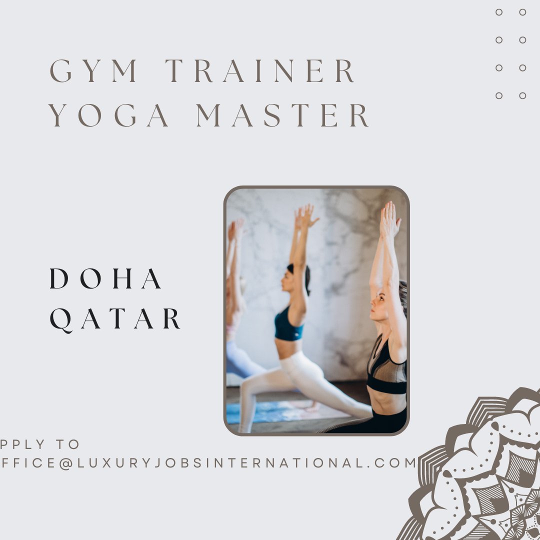 personal trainer jobs in qatar