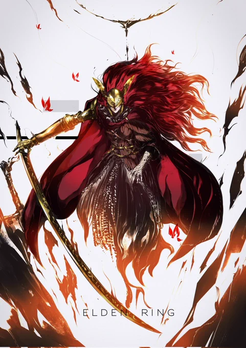 Fan art | Elden Ring - Malenia, Blade of   