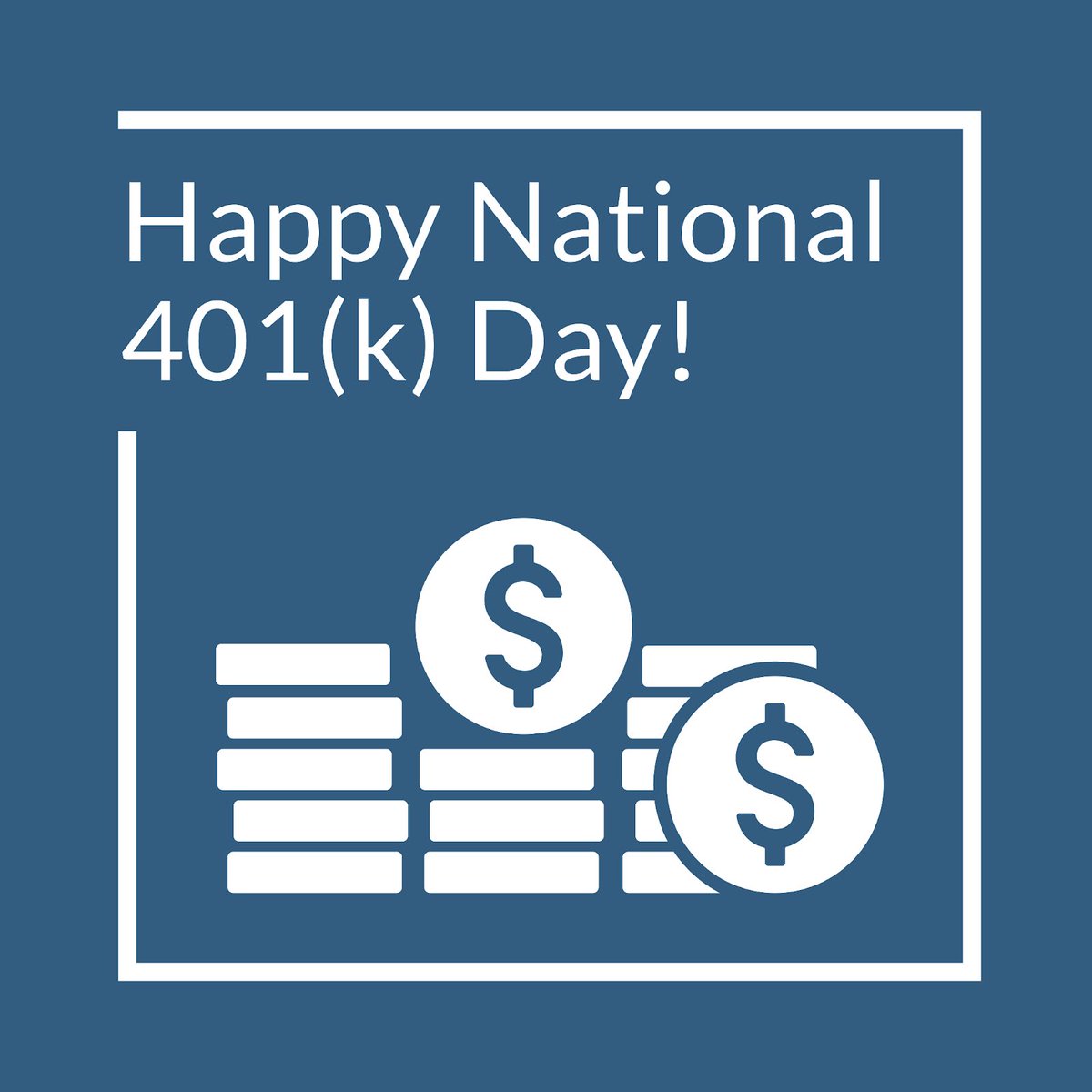 Happy #National401kDay!

Don’t leave free money on the table! Make sure you are contributing enough to get your company’s match.

If you have questions about your 401(k), visit our website to connect with a financial advisor today! 

alloywealth.com 
#LiveLarge